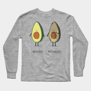 Eat your avocado right! Long Sleeve T-Shirt